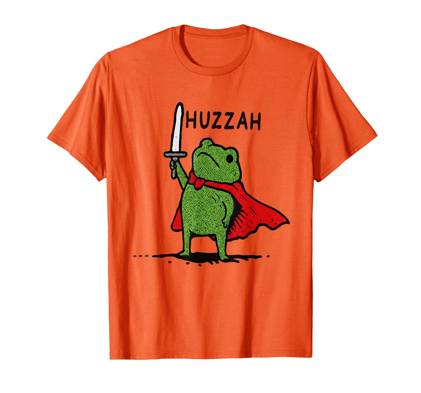 Huzzah Frog Knight Funny Meme Quote T-Shirt