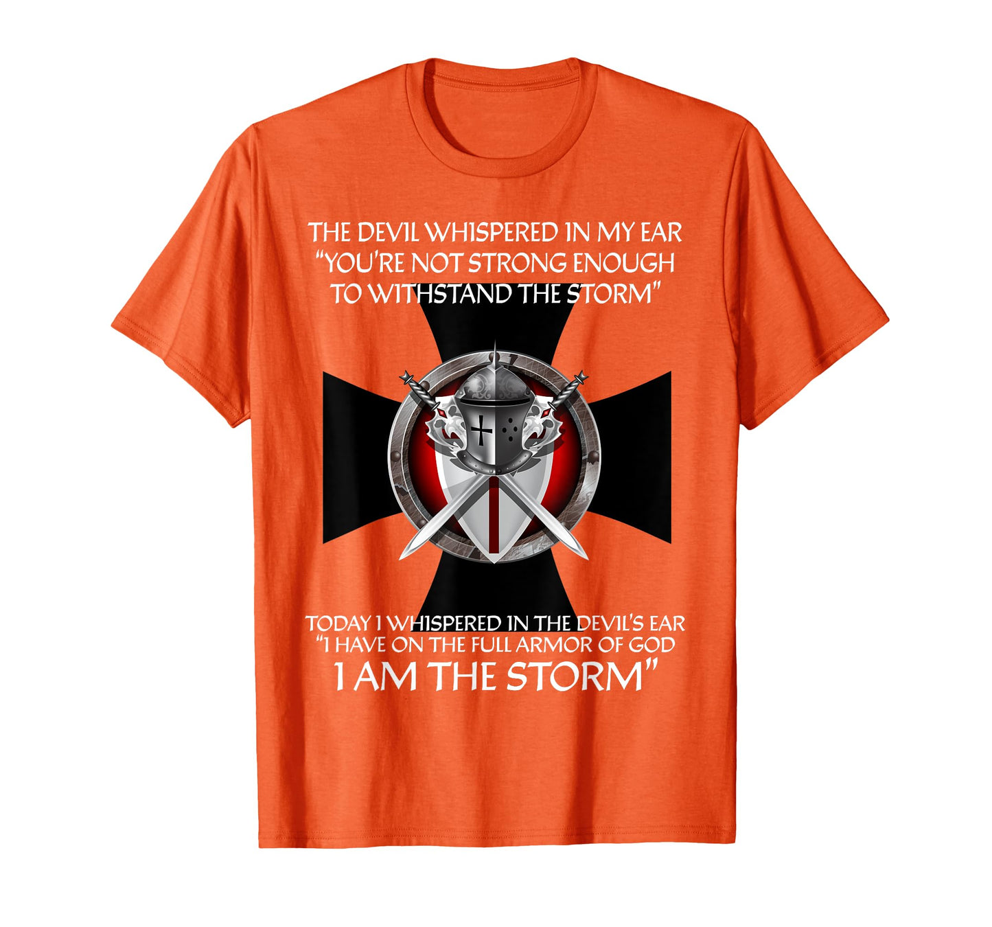 Christian Shirts Men Women Kids I Am The Storm Faith Gifts T-Shirt