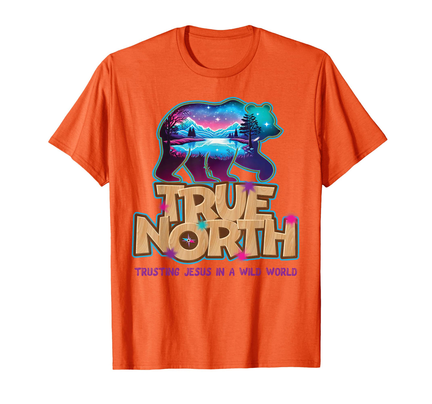 True North Trusting Jesus VBS 2025 Wild World Bible School T-Shirt