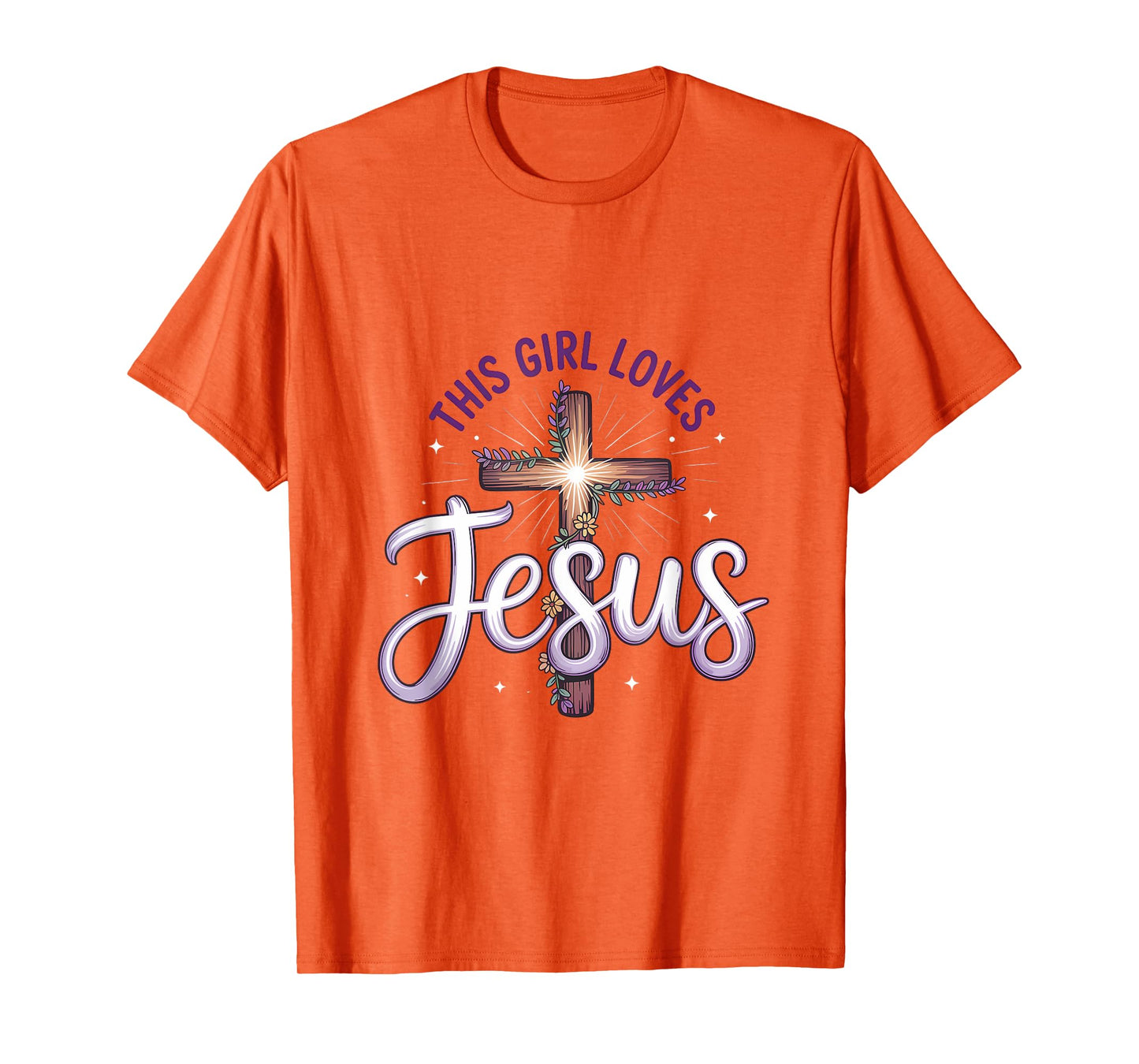 This Girl Loves Jesus Christian Girl Jesus T-Shirt