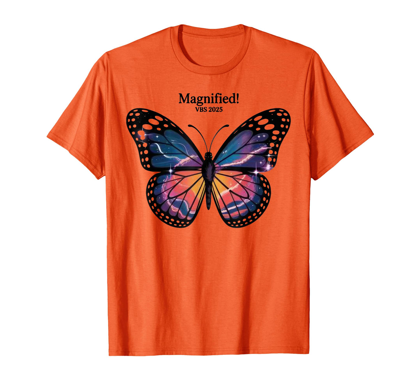 Butterfly VBS 2025 Shirt Magnified Vacation Bible School T-Shirt