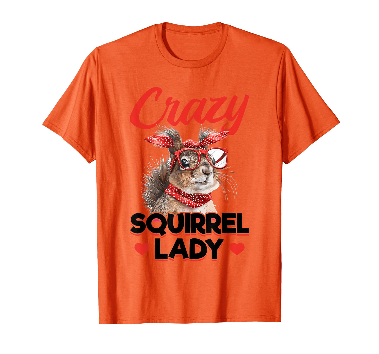 Funny Squirrel Animal Crazy Squirrel Lady T-Shirt