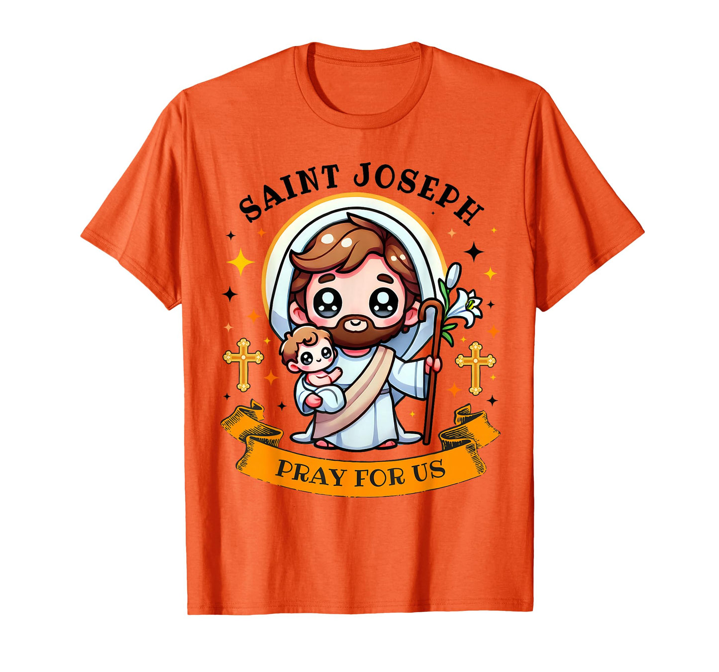 St Joseph Pray for Us Catholic Church for kids Toddler T-Shirt