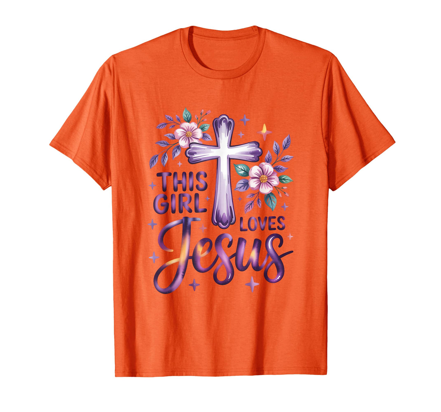 This Girl Loves Jesus Christian Girl Jesus T-Shirt