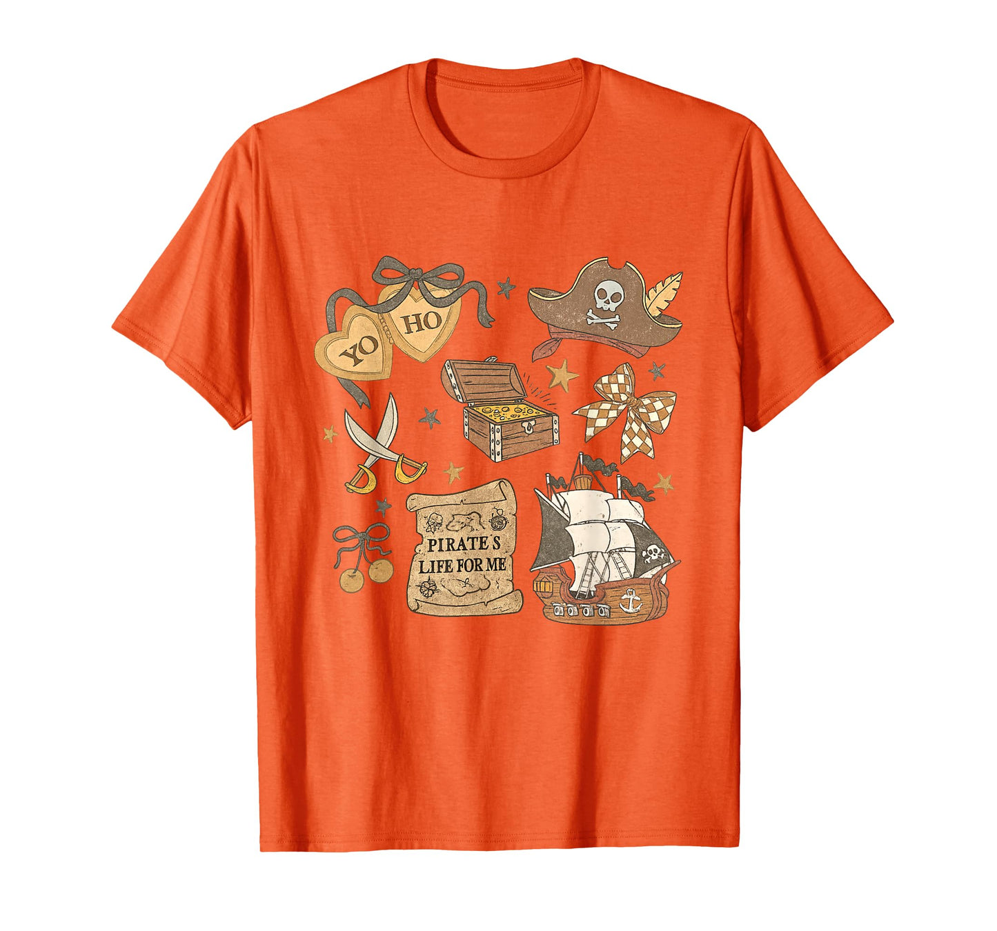 Yo Ho Yo Ho a Pirate's Life for Me Funny Pirate Saying T-Shirt