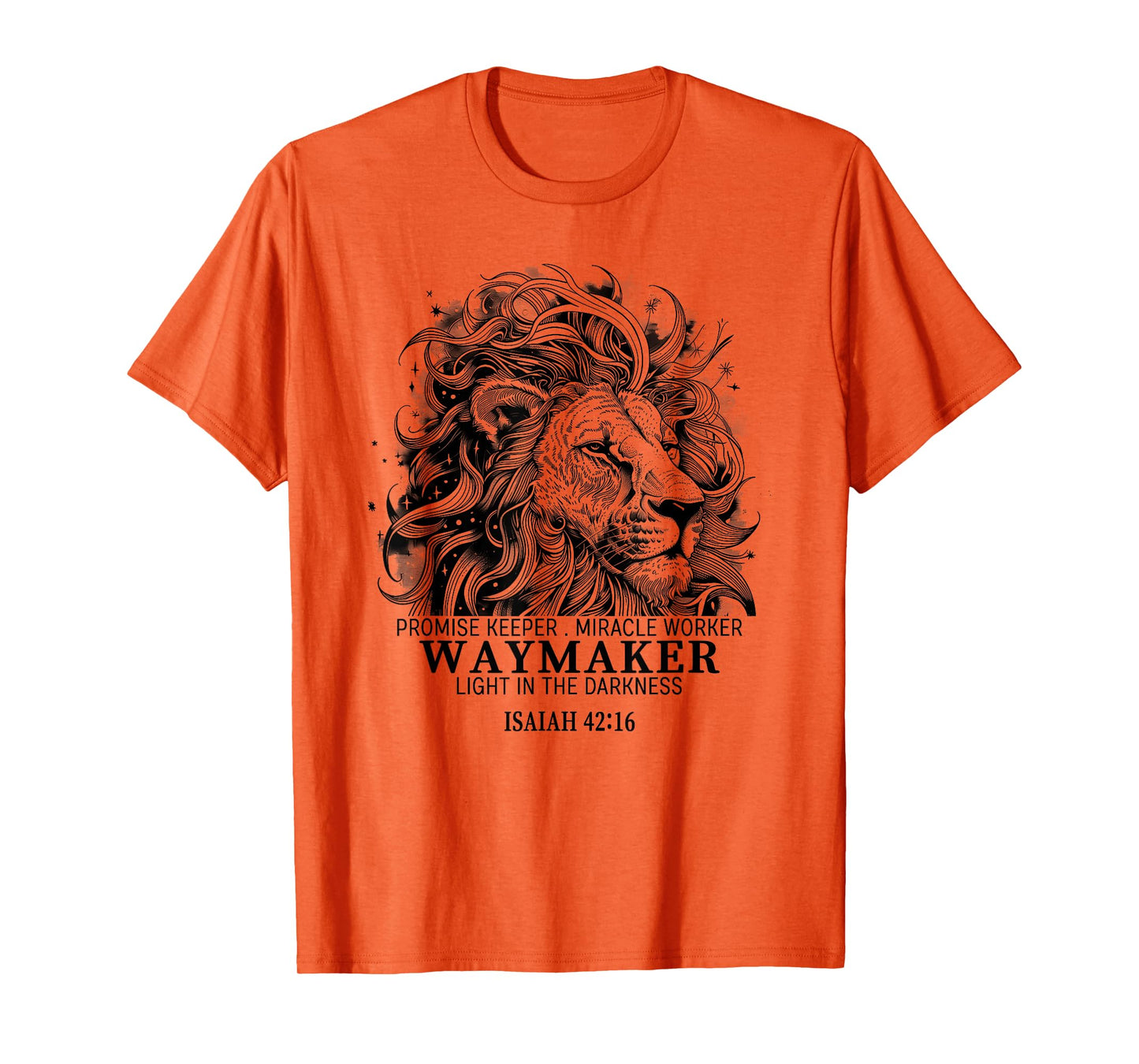 Waymaker Shirt Men Women Kids Faith Christian Lion Gift T-Shirt