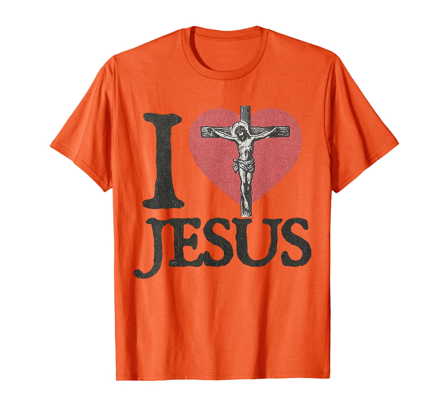 I Love Jesus Vintage Faith-Based T-Shirt