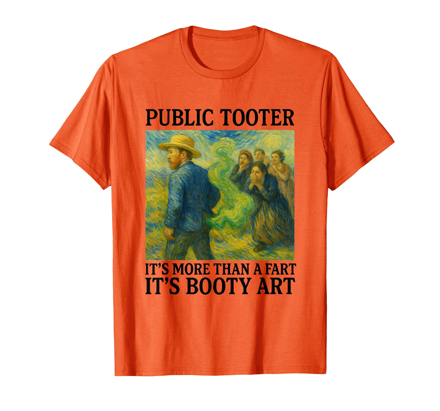 Public Tooter Funny Adult Humor Inappropriate Embarrassing T-Shirt