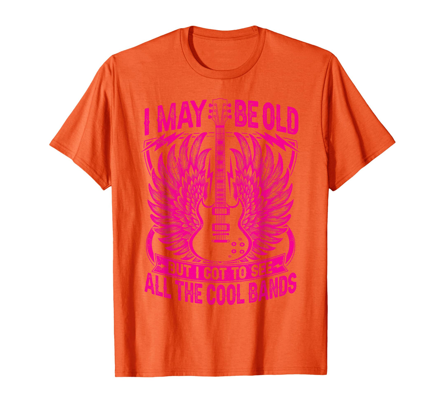 I May Be Old But I Got To See All The Cool Band Rock Concert T-Shirt
