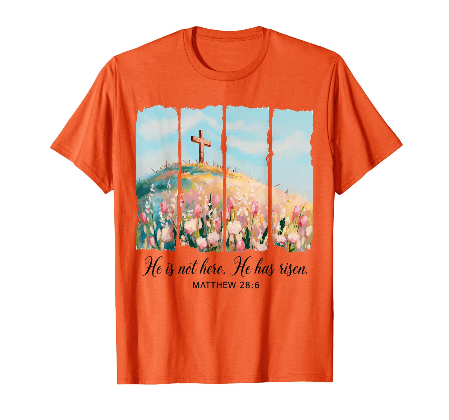 He is Risen Happy Easter Jesus Christian Women Girls Kids T-Shirt