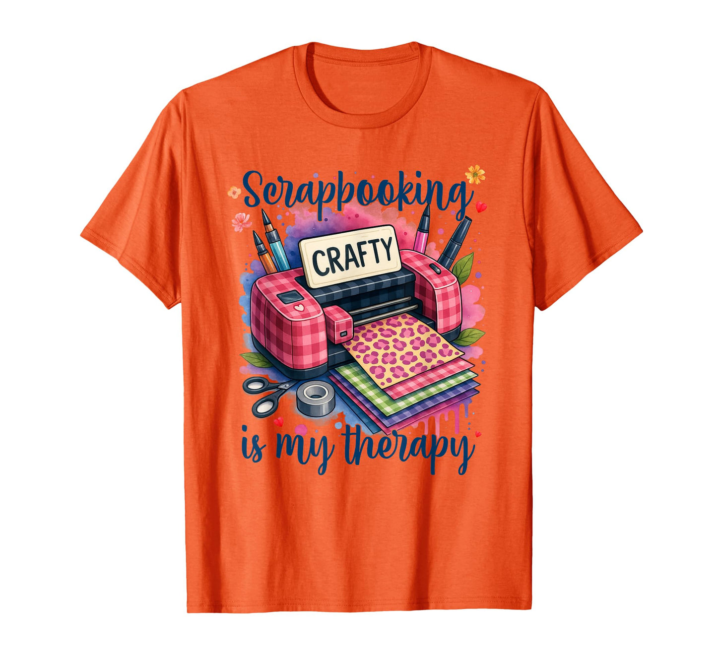 Scrapbooker Scrapbooking Crafting Scrapbooking Is My Therapy T-Shirt