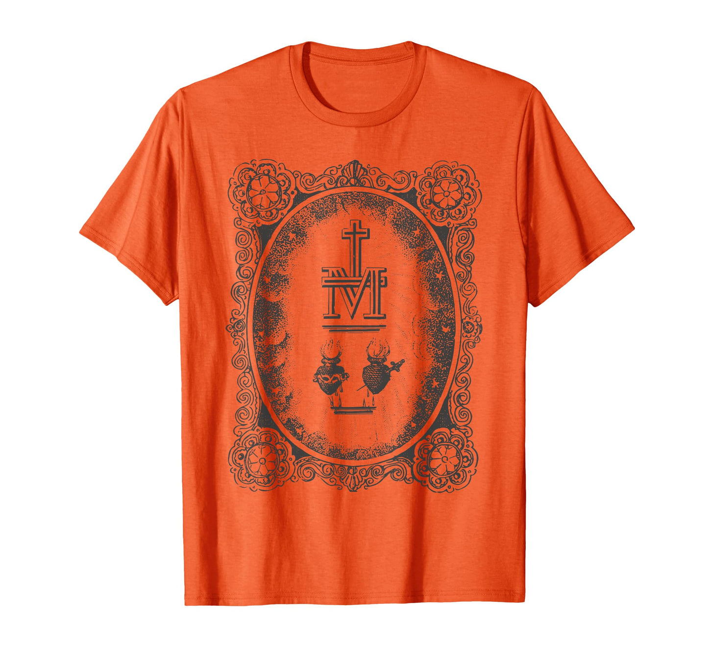Wonderful Medal Sacred Heart Immaculate Catholic T-Shirt