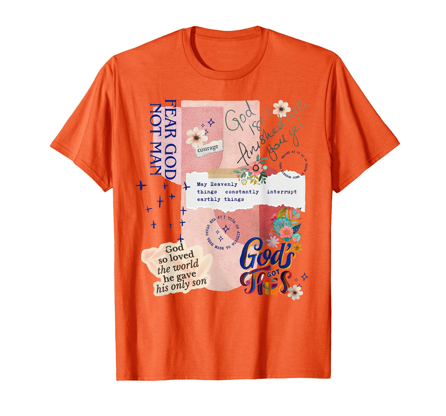 Christian Easter Fear God Not Man God's Got This Retro T-Shirt