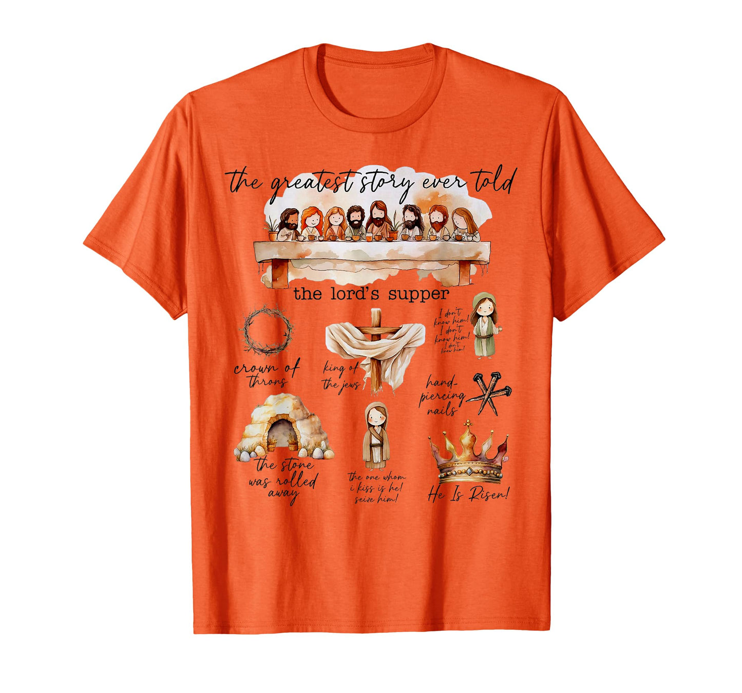 Easter Story The Greatest Story Ever Told Christian Easter T-Shirt