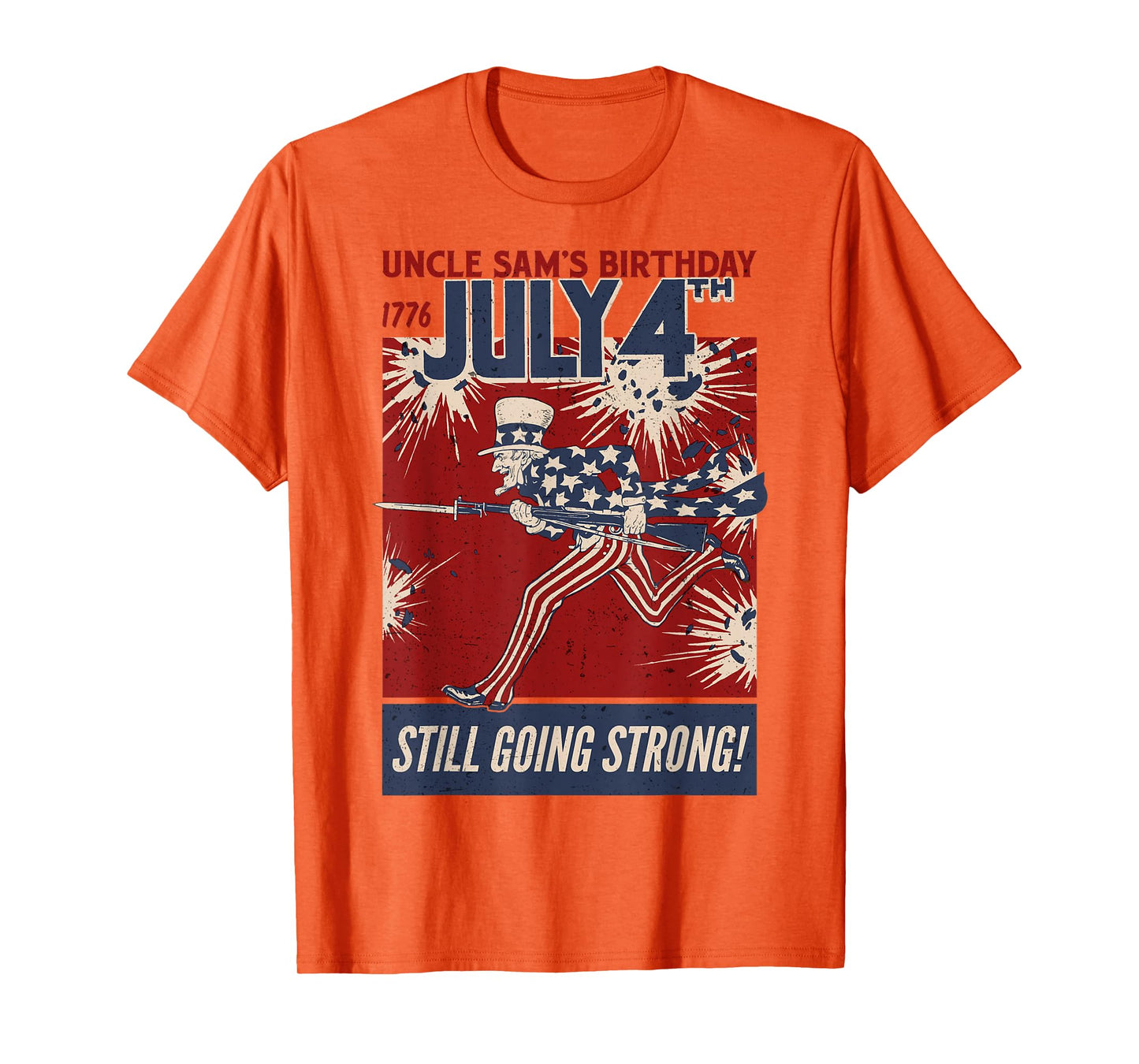 Uncle Sam's Birthday Vintage T-Shirt