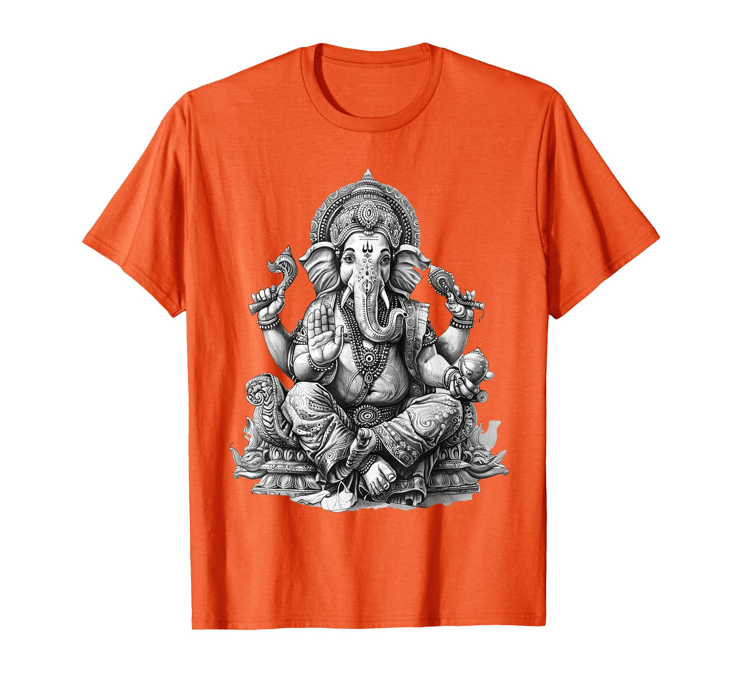 Ganesh spiritual hindu god elephant yoga meditation T-Shirt