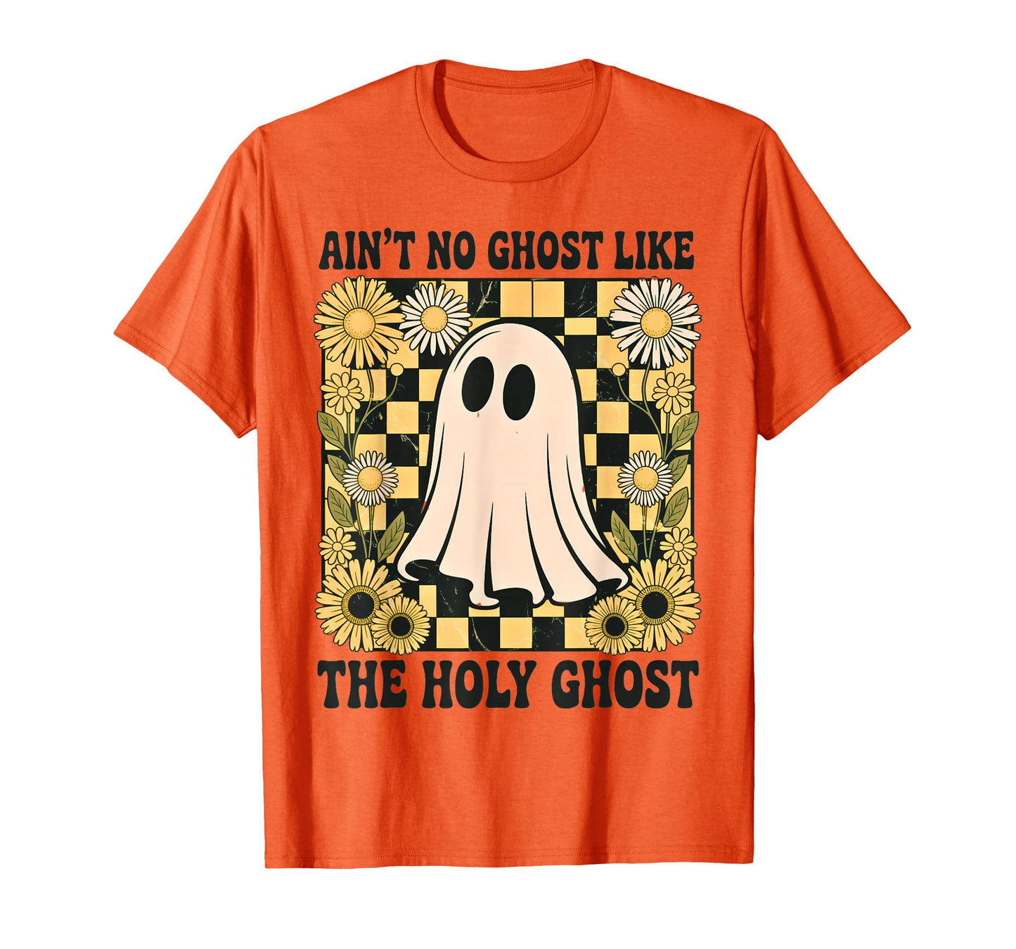 Retro Boho Ain’t No Ghost Like The Holy Ghost, Christian T-Shirt