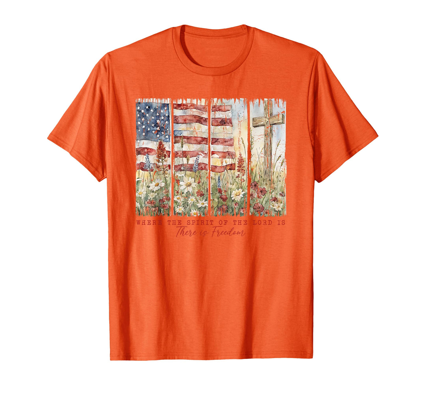 Where The Spirit Of The Lord Is There Is Freedom T-Shirt
