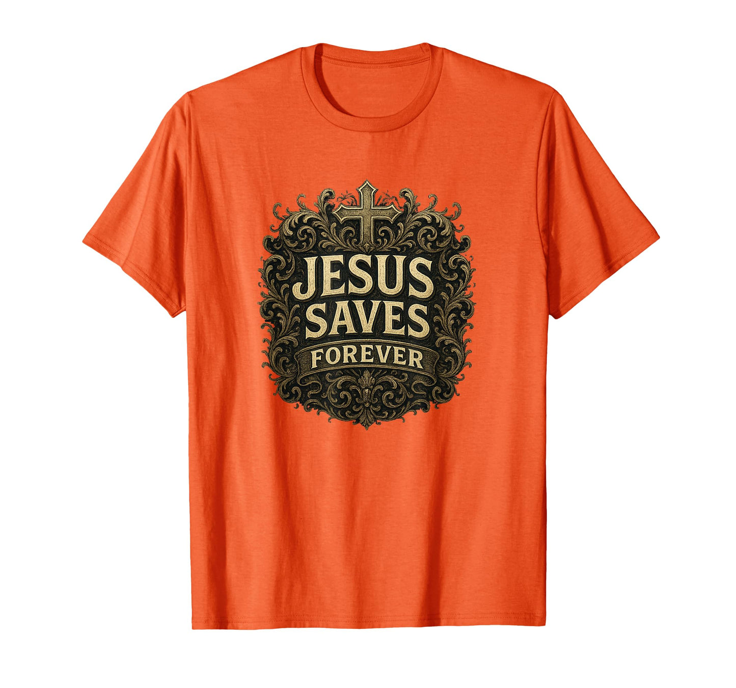 Jesus Saves Forever Cross Christian Gospel Power T-Shirt