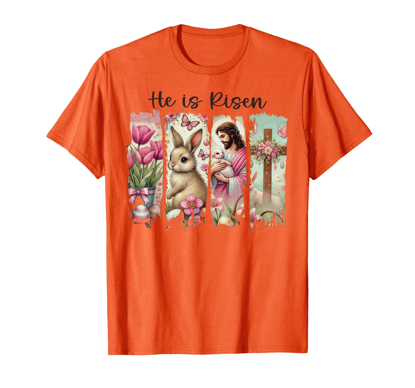 He Is Risen Religious Easter Christian Women T-Shirt