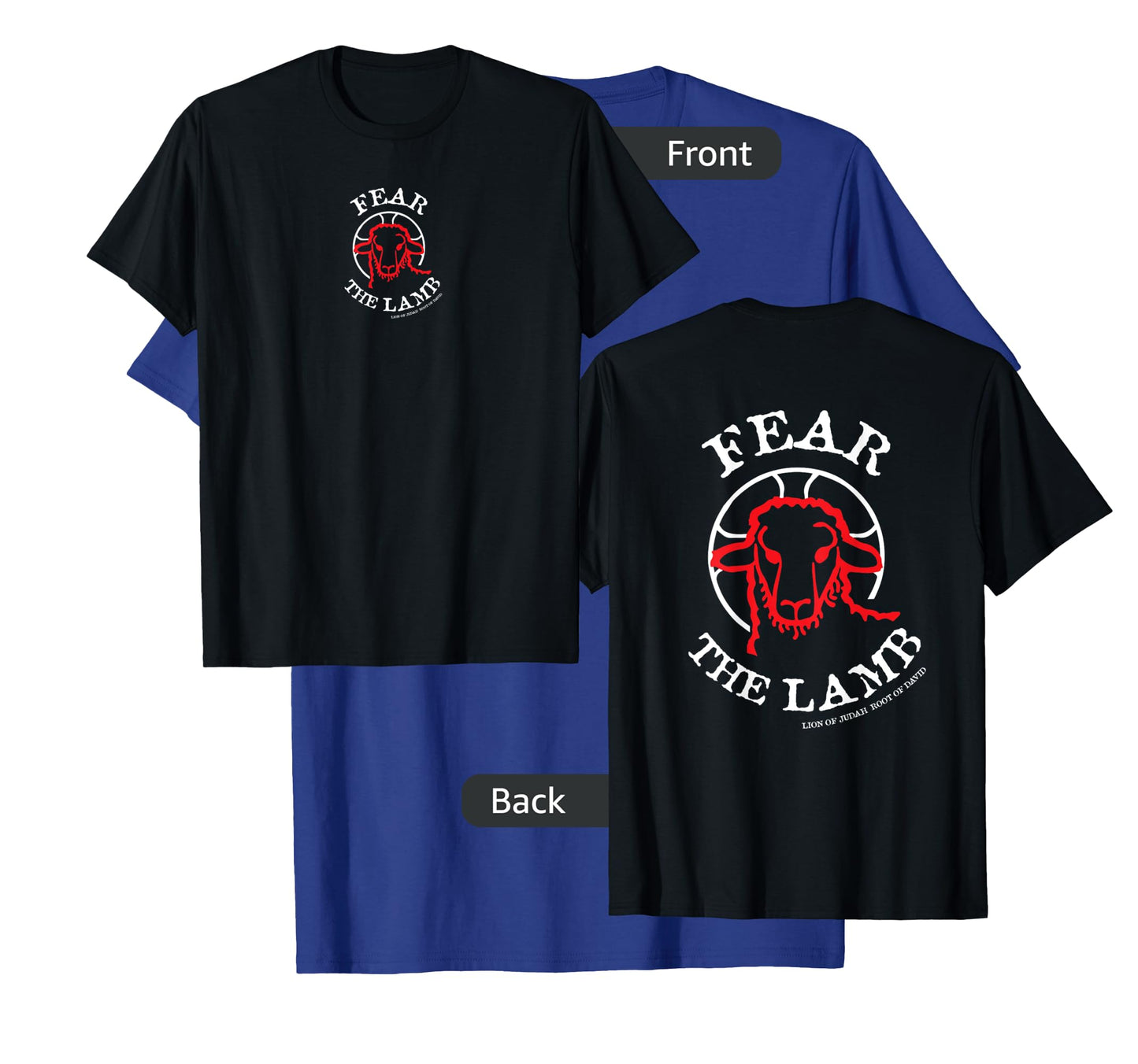 FirefromHeaven Fear the LAMB OF GOD KING Jesus Christ Christian Revelation T-Shirt