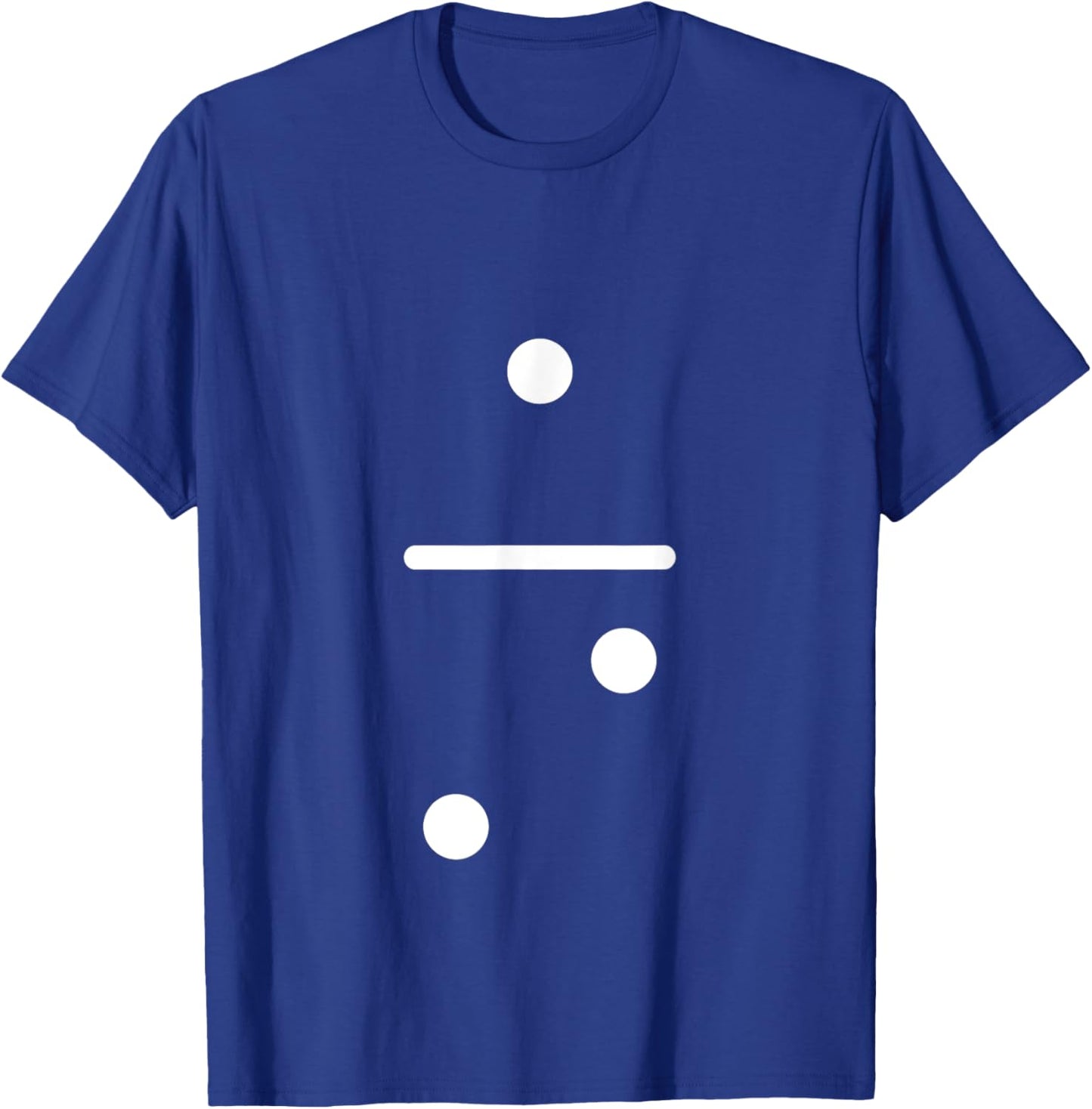 Domino Game 1 2 Dots Matching Halloween Group Costume T-Shirt - T-Shirt | Royal