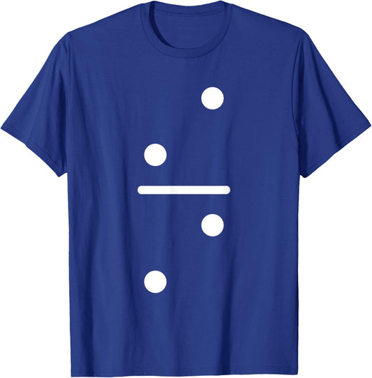Domino Game 2 2 Dots Matching Halloween Group Costume T-Shirt - T-Shirt | Royal