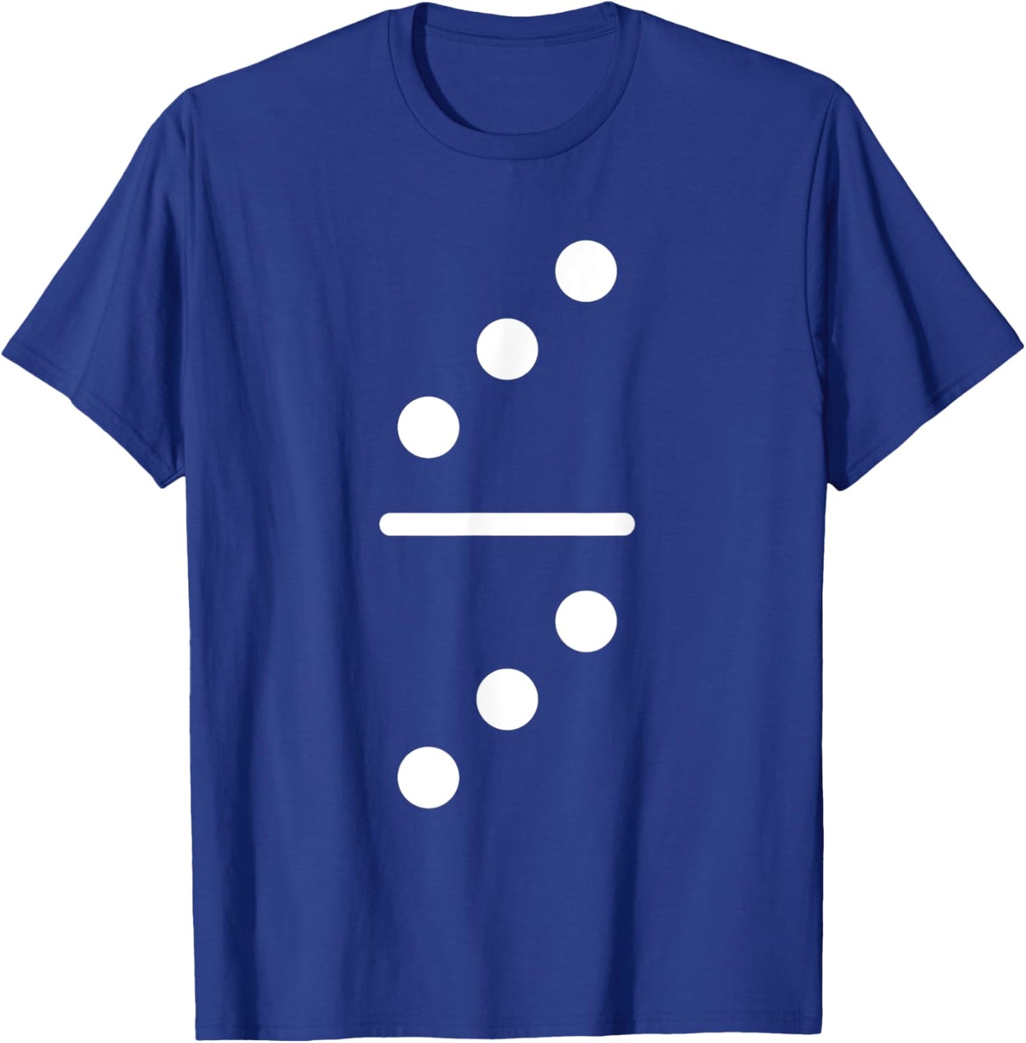 Domino Game 3 3 Dots Matching Halloween Group Costume T-Shirt - T-Shirt | Royal