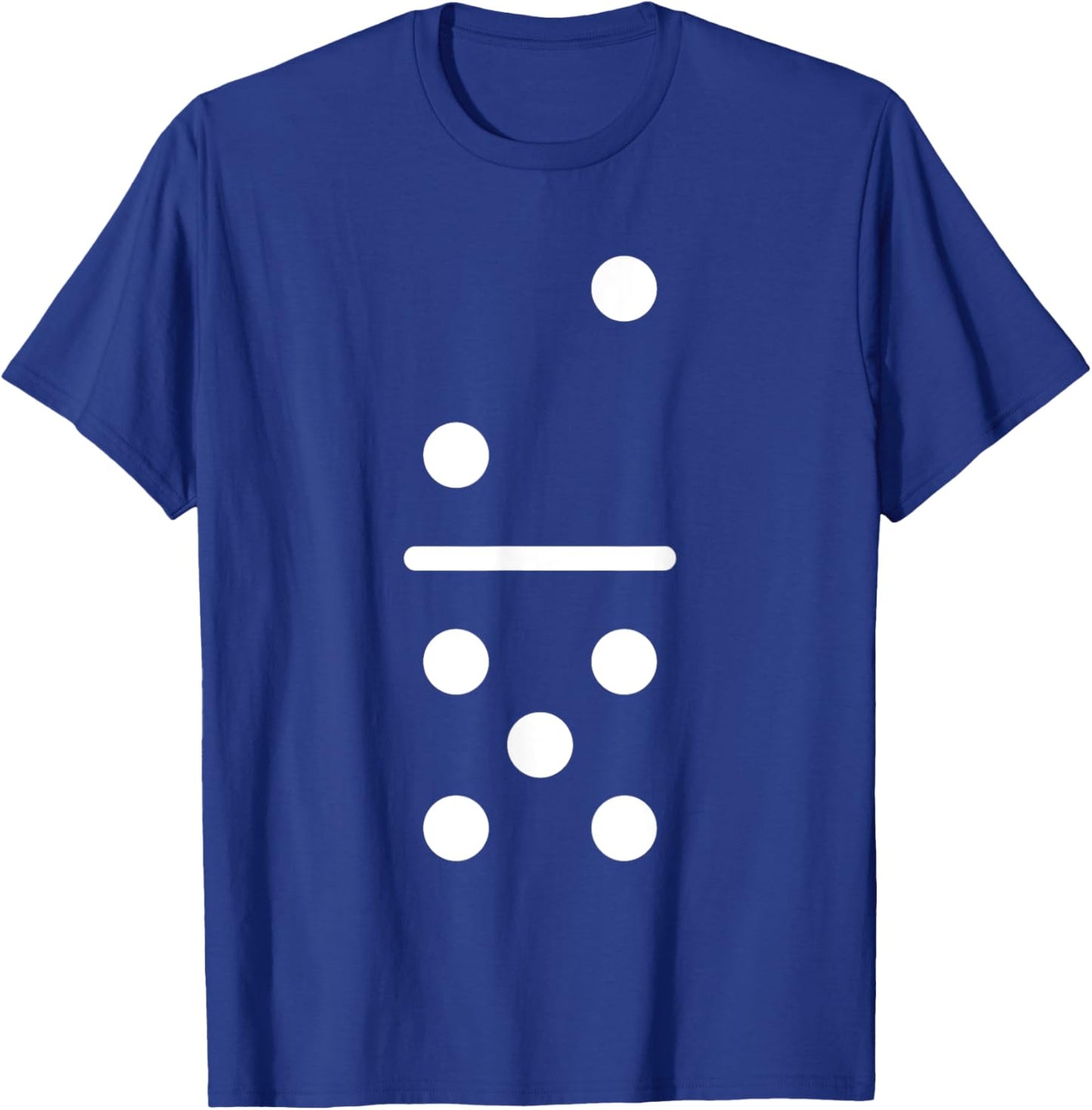 Domino Game 2 5 Dots Matching Halloween Group Costume T-Shirt - T-Shirt | Royal