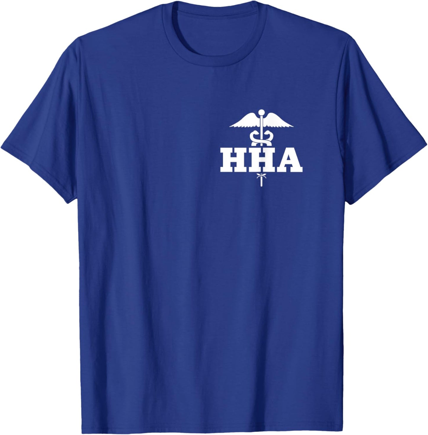 Home Health Aide HHA Gifts -Adults Black Short Sleeve Classic Fit T-Shirt - T-Shirt | Royal
