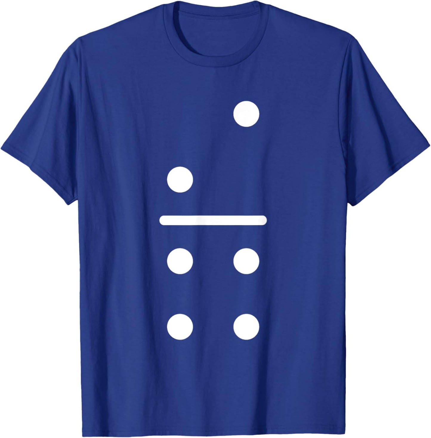 Domino Game 2 4 Dots Matching Halloween Group Costume T-Shirt - T-Shirt | Royal