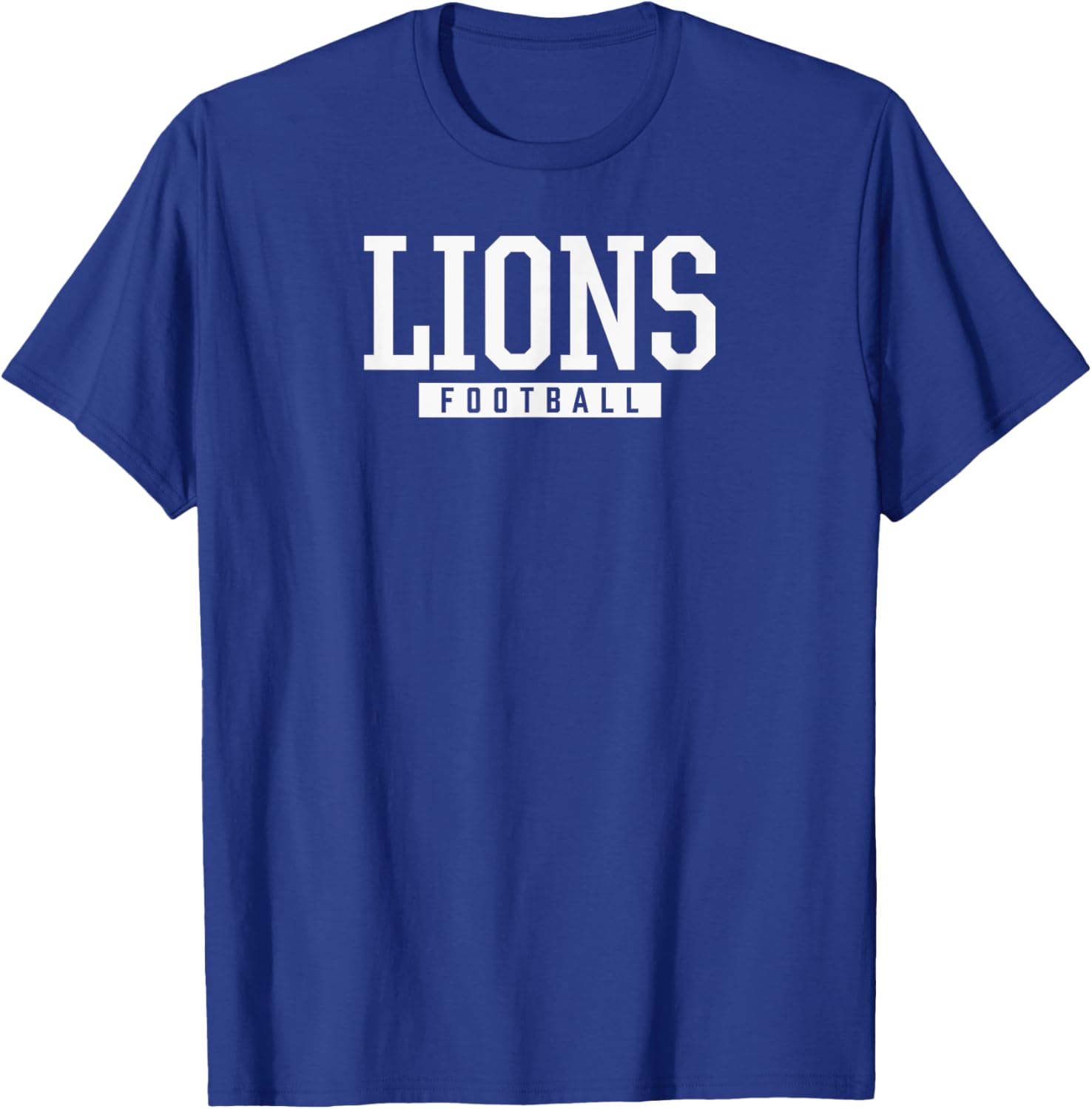 Durant Lions Football HS T-Shirt - T-Shirt | Royal