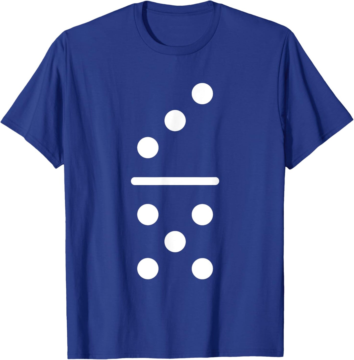 Domino Game 3 5 Dots Matching Halloween Group Costume T-Shirt - T-Shirt | Royal