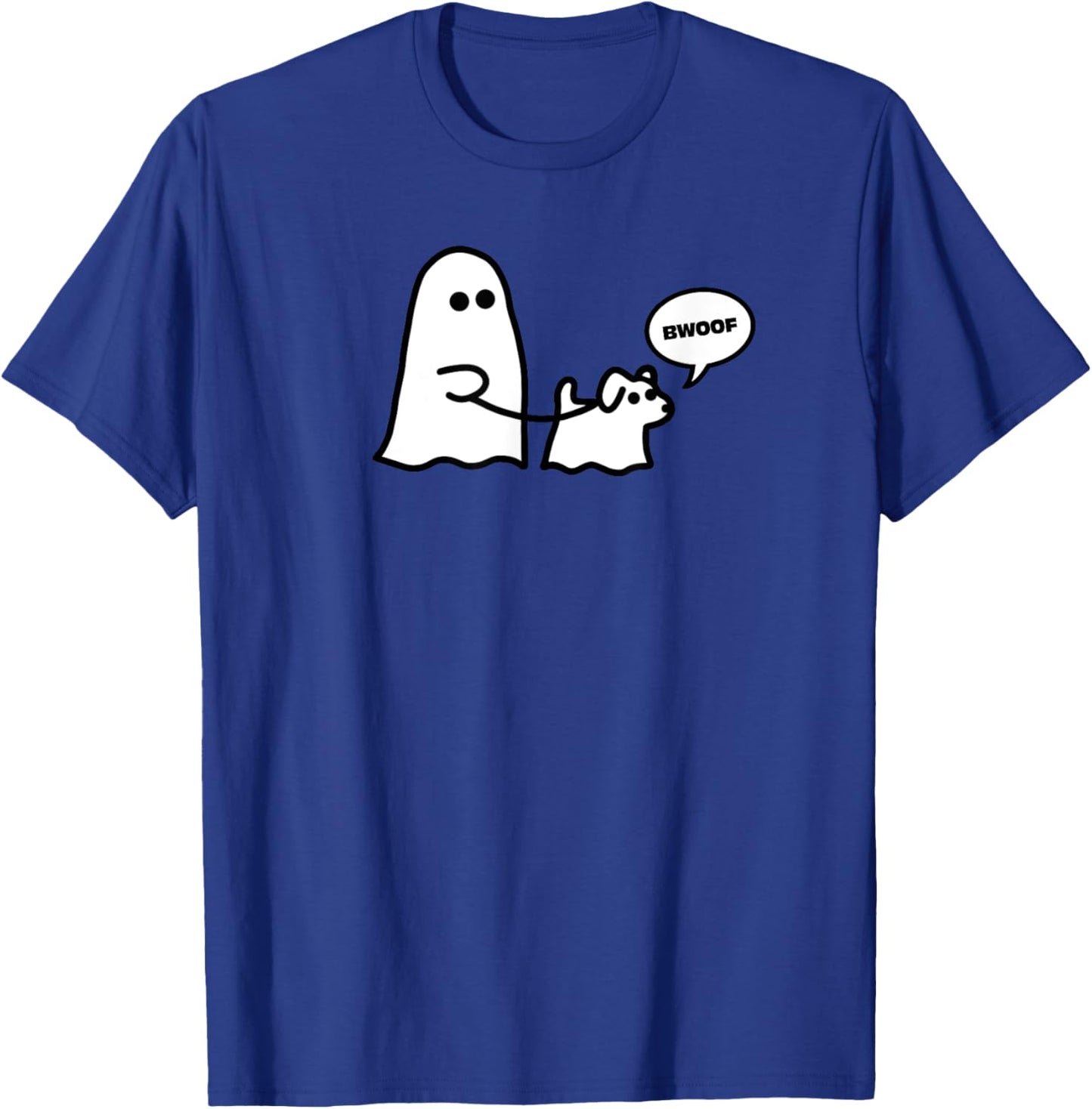 Ghost Walking Ghost Dog Bwoof Men Women Kids T-Shirt - T-Shirt | Royal
