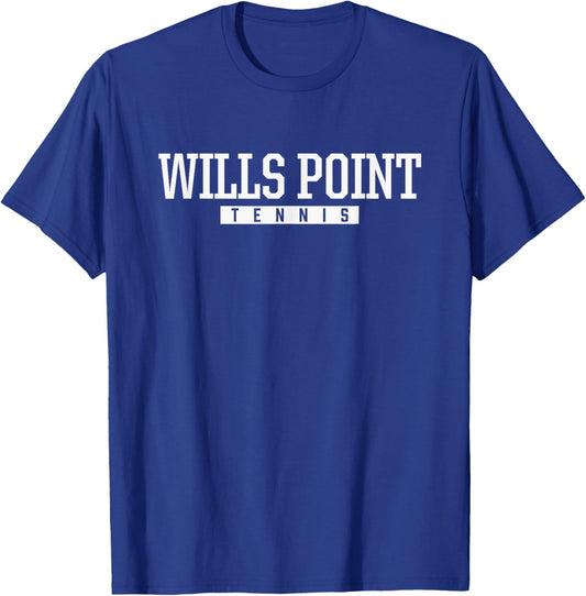 Wills Point High School Tennis T-Shirt - T-Shirt | Royal