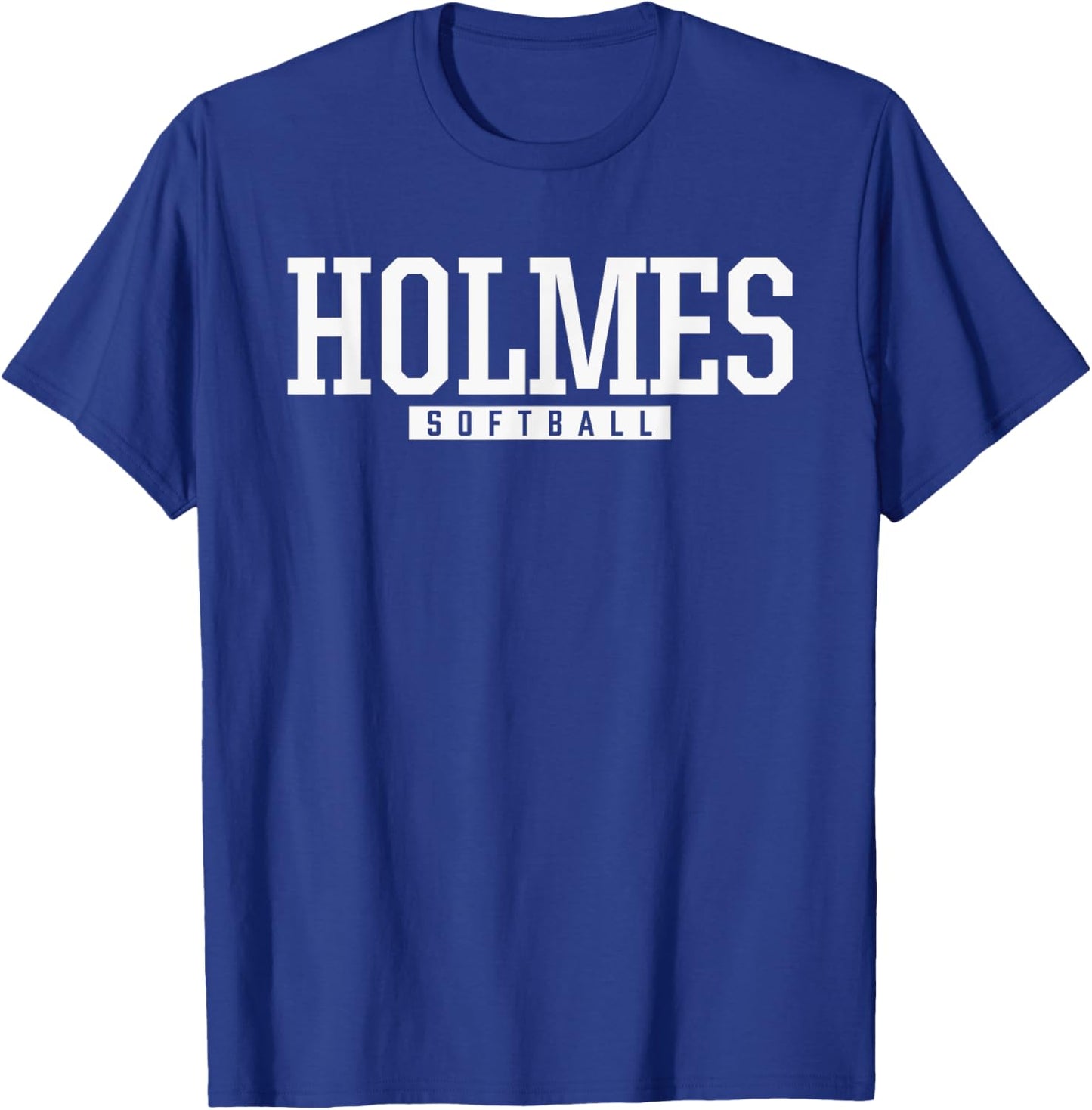 Holmes High School Softball T-Shirt - T-Shirt | Royal