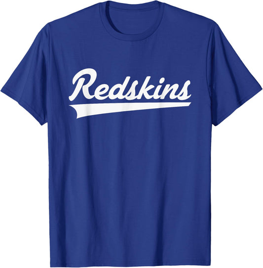 Wapakoneta Redskins Vintage Swoosh T-Shirt - T-Shirt | Royal