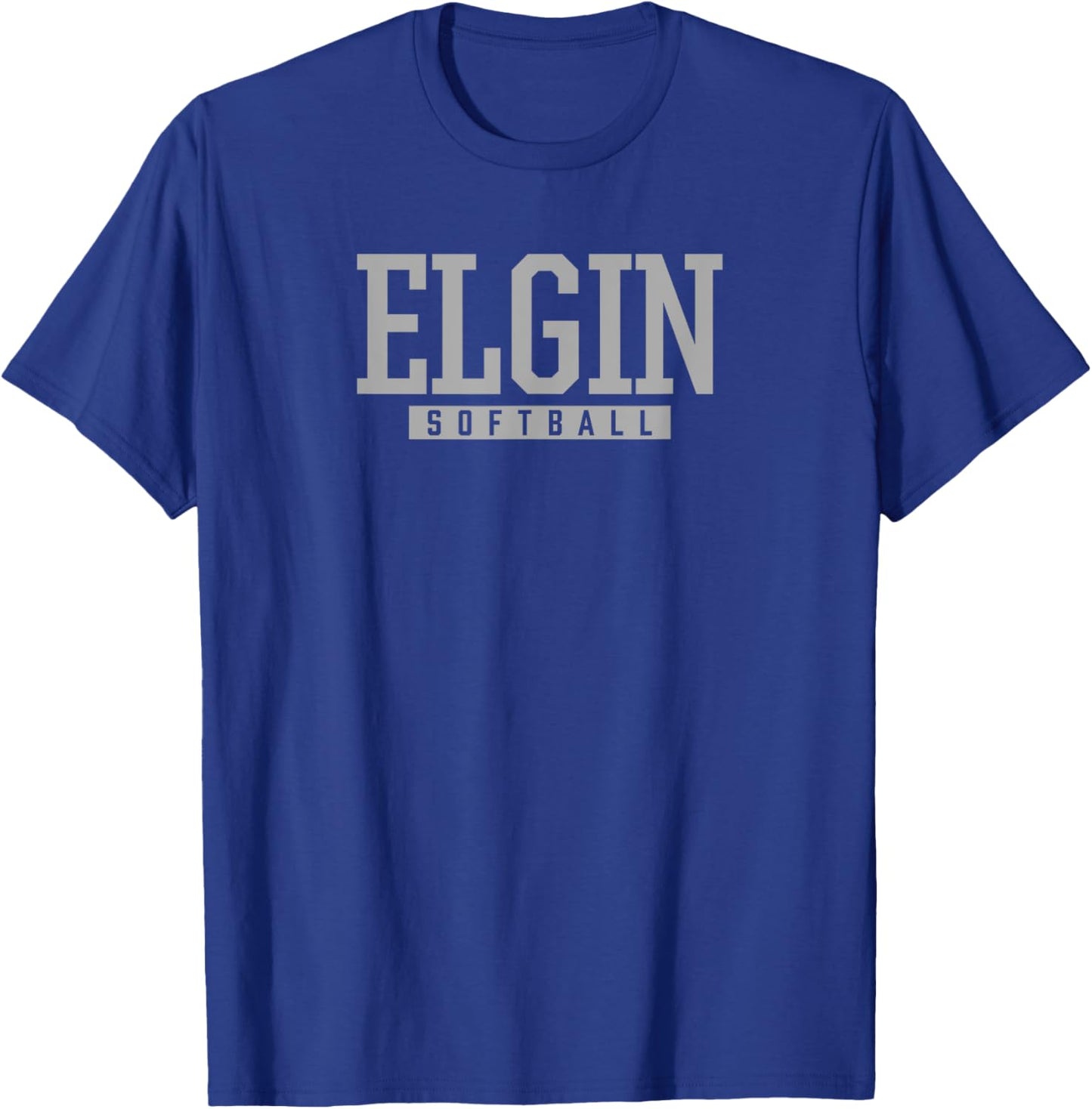 Elgin High School Softball T-Shirt - T-Shirt | Royal