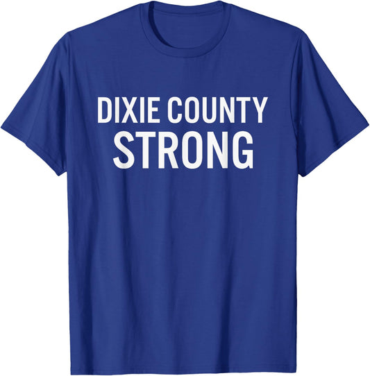 Dixie County High School Strong T-Shirt - T-Shirt | Royal