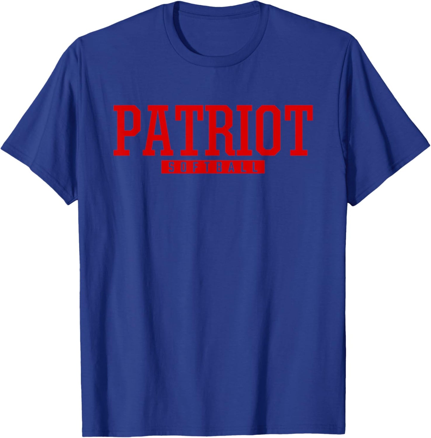 Patriot High School Softball T-Shirt - T-Shirt | Royal
