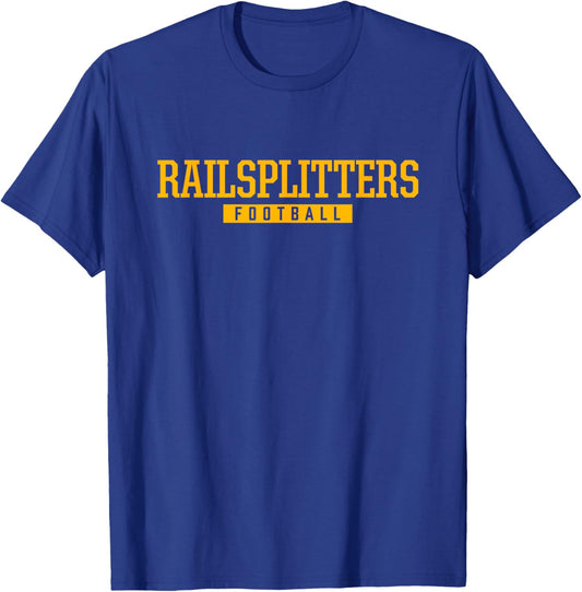 Abraham Lincoln Railsplitters Football HS T-Shirt - T-Shirt | Royal