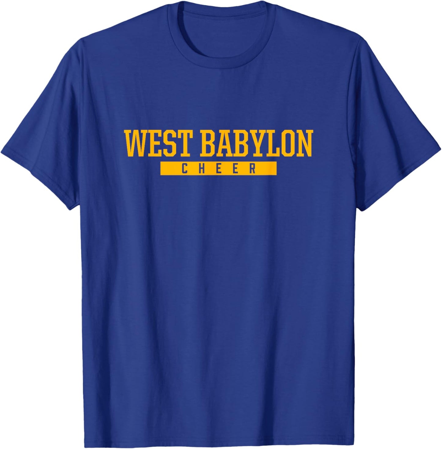 West Babylon High School Cheer T-Shirt - T-Shirt | Royal