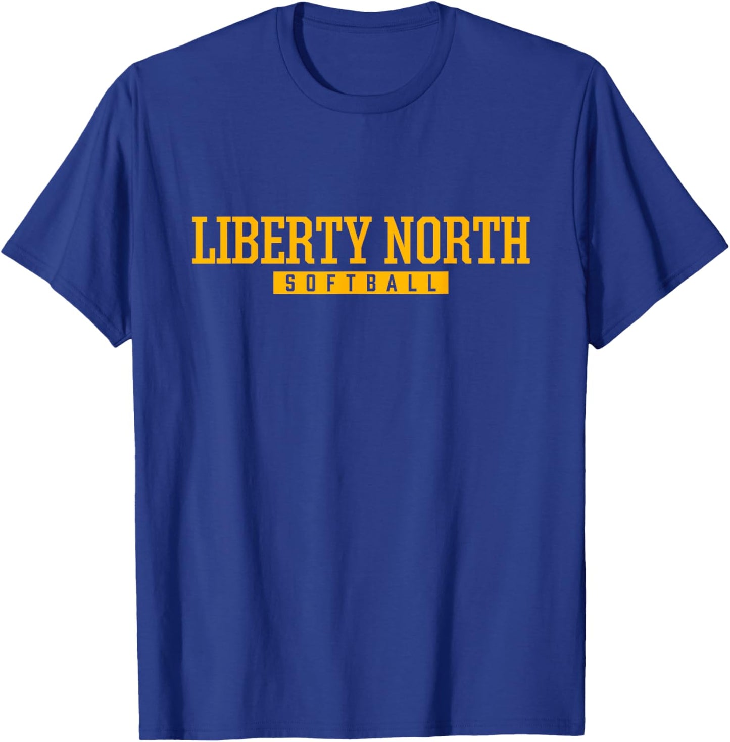 Liberty North High School Softball T-Shirt - T-Shirt | Royal