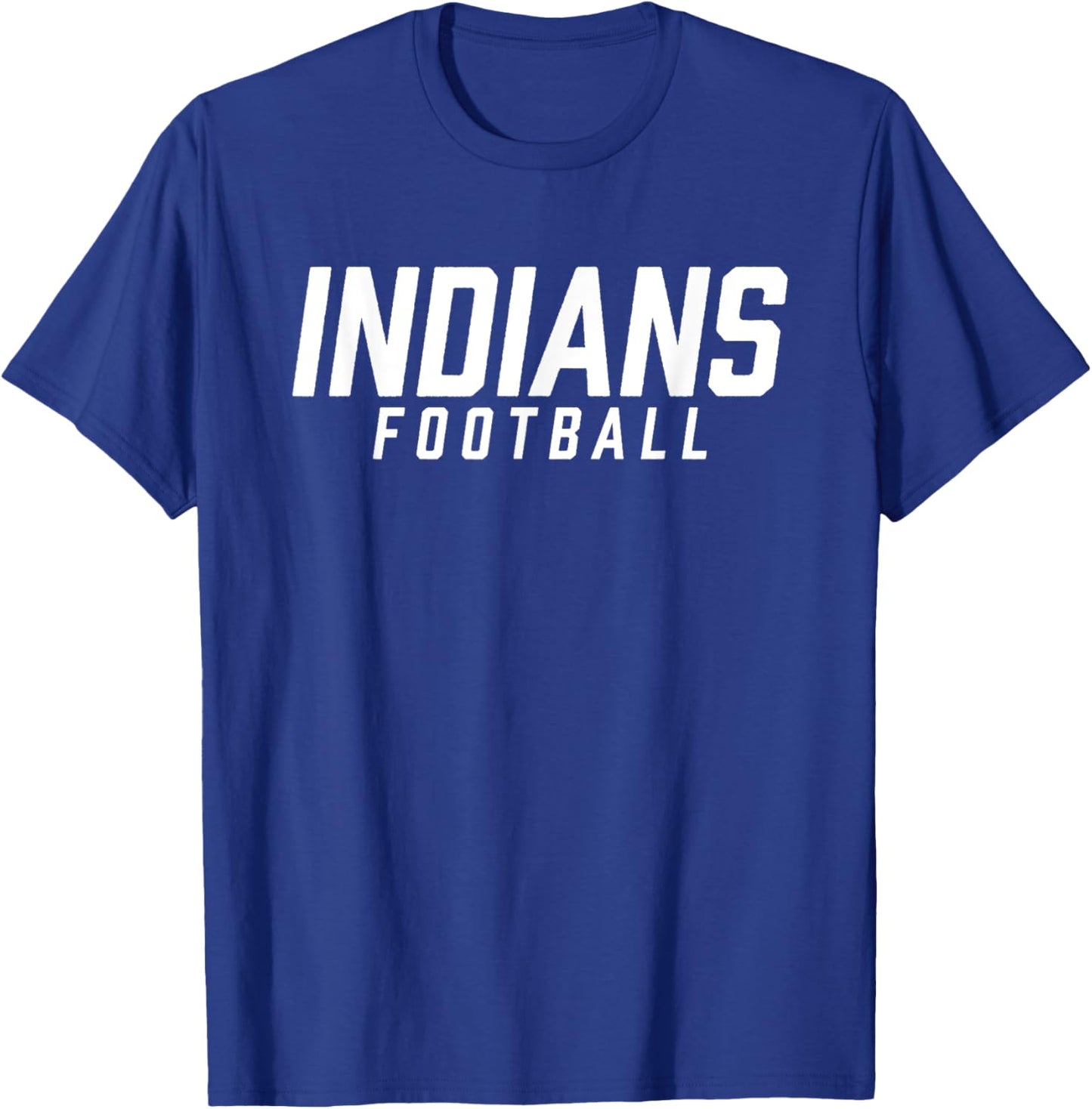 Indians Jackson Football Team HS T-Shirt - T-Shirt | Royal