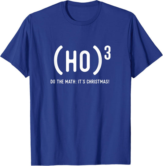 Ho Xmas Christmas Squad Party T-Shirt - T-Shirt | Royal