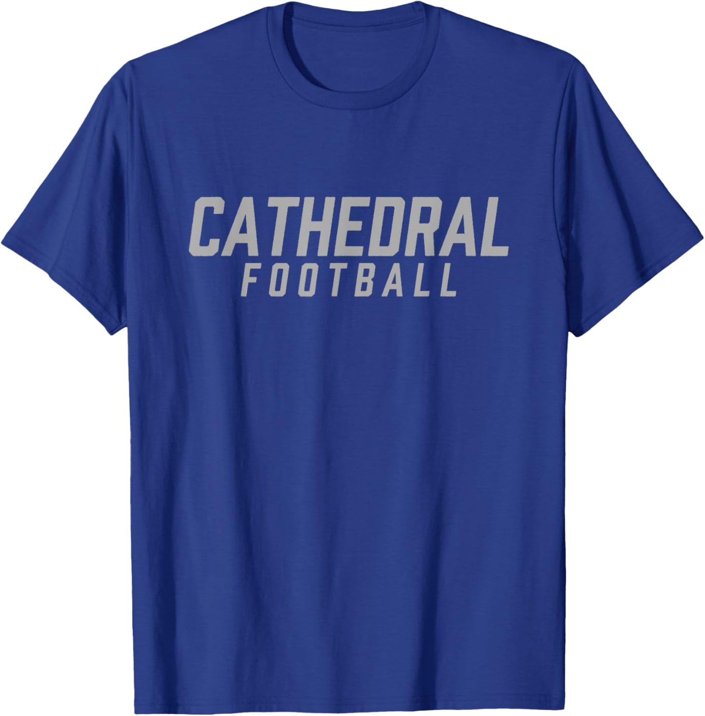Cathedral High School Football Team T-Shirt - T-Shirt | Royal