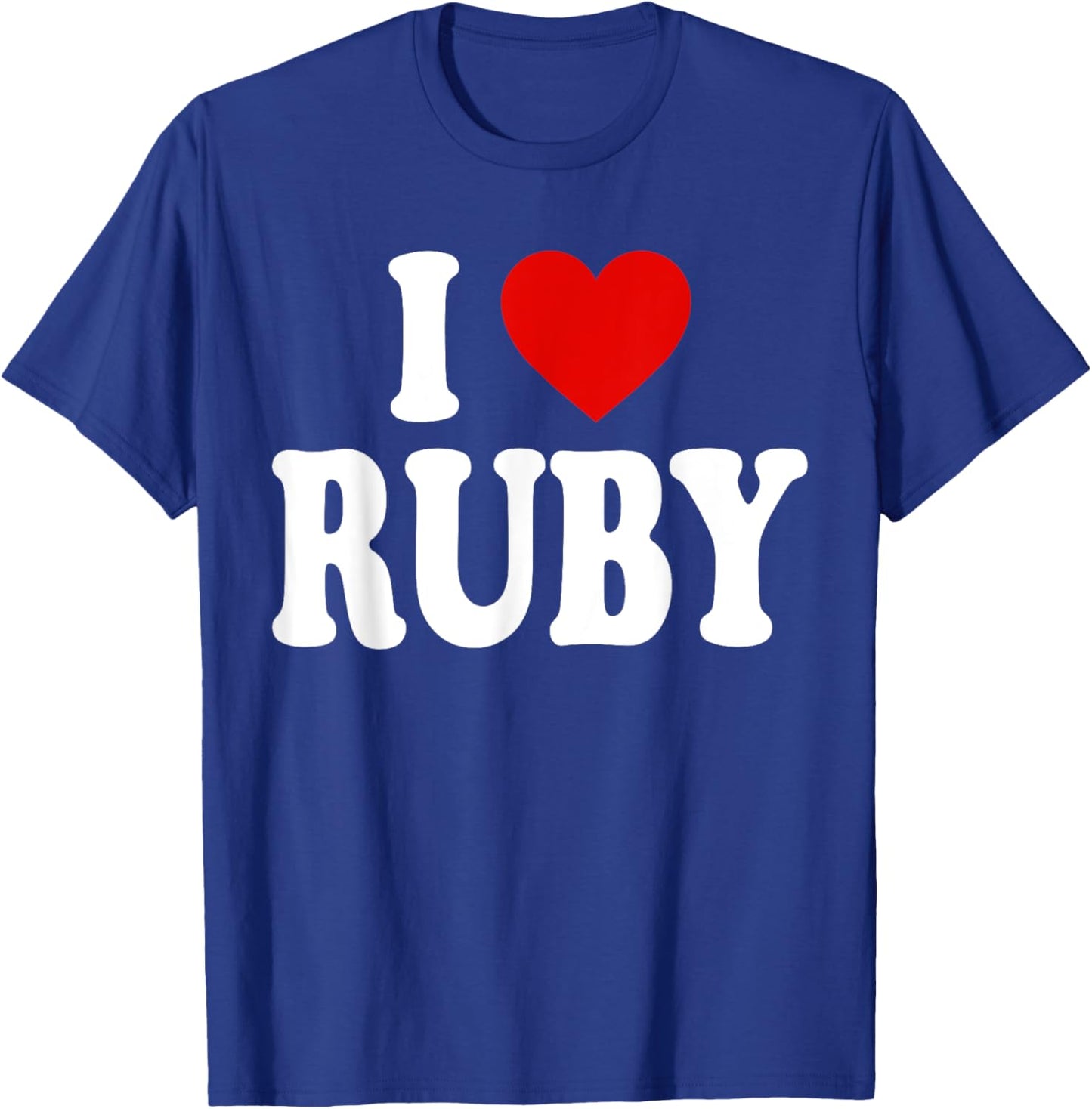 I Heart Love Ruby T-Shirt - T-Shirt | Royal