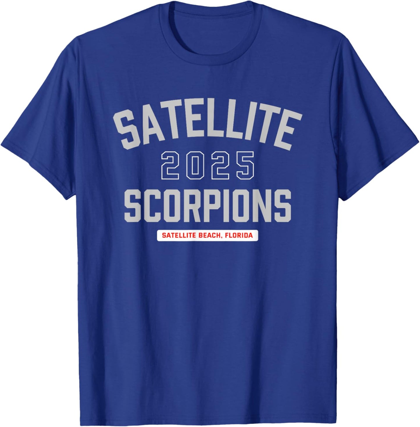 Satellite Scorpions Satellite Beach, Florida 2025 T-Shirt - T-Shirt | Royal