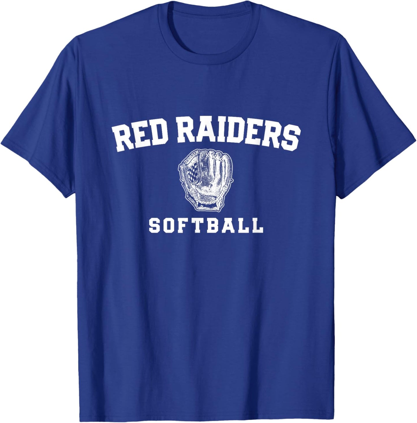 Red Raiders Ajo Softball Mitt HS T-Shirt - T-Shirt | Royal