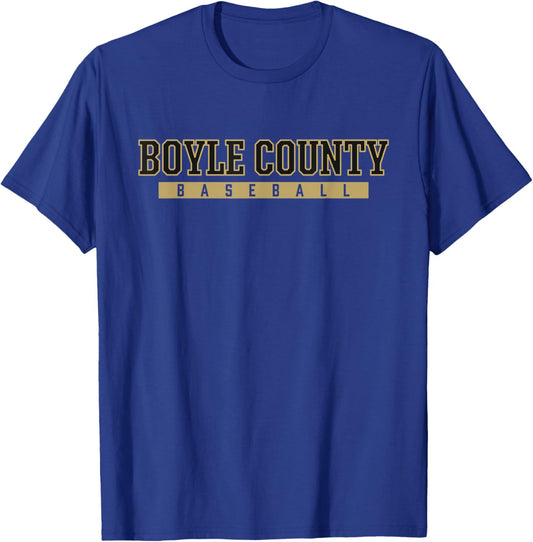 Boyle County High School Baseball T-Shirt - T-Shirt | Royal